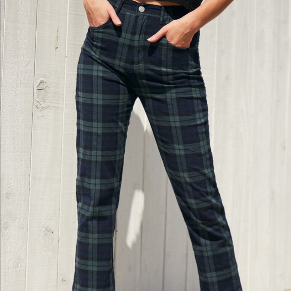 plaid brandy melville pants